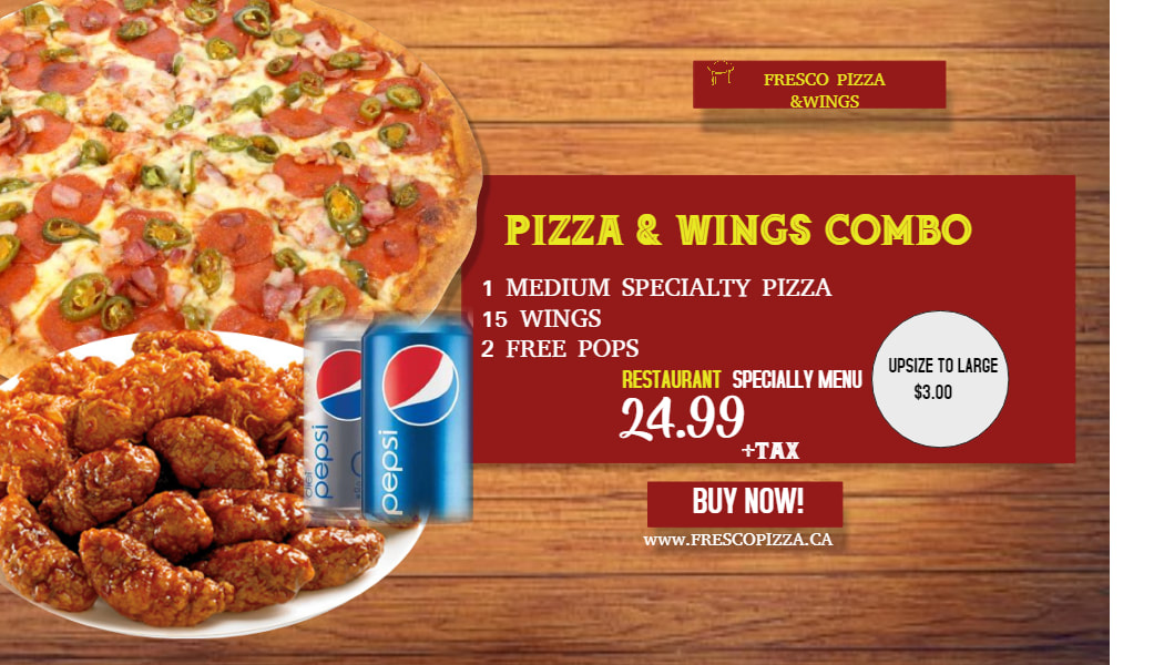 FRESCO PIZZA & WINGS - The Best Pizza Shop Langley - pizza ...